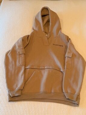 The Happy Camp3r Sweatshirt & Cargo Jogger Set Camel Tan GUC